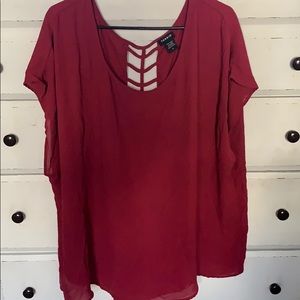 Torrid Chiffon Blouse